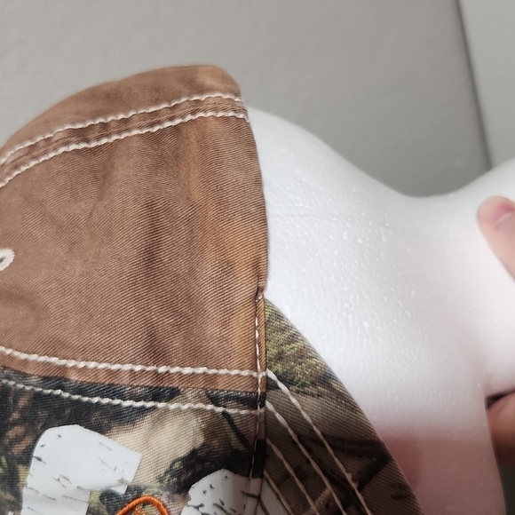 Paramont Outdoors Hat Team Realtree Camo Distressed Rounded Brim 86 - Picture 8 of 14